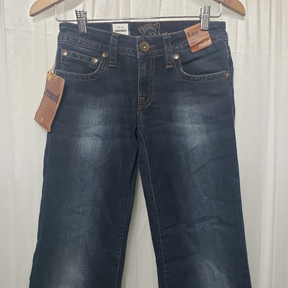 Mavi Jeans NWT Sz 27 Kay Flare Dark Wash - Picture 5 of 16